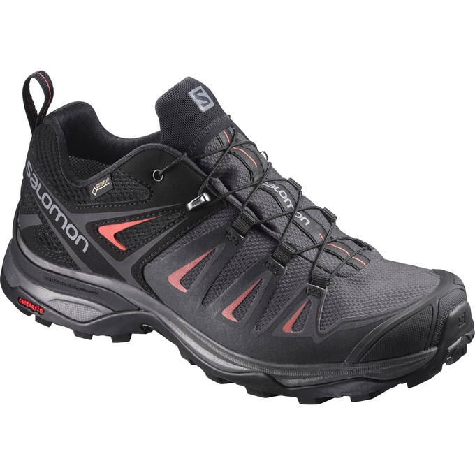 SALOMON X ULTRA 3 GTX® W Philippines - Women's Hiking Shoes - Black | 612937-YAD